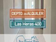 ¡En Alquiler! Dpto. 1 dormitorio y balcón en Las Heras 400
