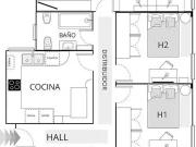 ¡Recién llegado! Habitación en José María de Escuza...