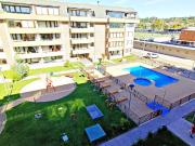 En arriendo departamento amueblado, colo colo playa...