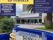 En Cumbayá de ARRIENDO Moderno Dúplex 2 dormitorios