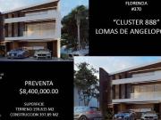 EN PREVENTA EXCLUSIVA RESIDENCIA EN CLUSTER 888 EN LOMAS...