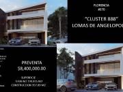 EN PREVENTA EXCLUSIVA RESIDENCIA EN CLUSTER 888 EN LOMAS...