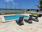 en renta casa en chicxulub frente al mar