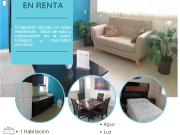 EN RENTA DEPARTAMENTO AMUEBLADO CON SERVICIOS INCLUIDOS