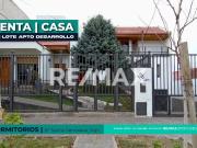 EN VENTA CASA EN LOTE APTO DESARROLLO