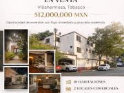 EN VENTA edificio comercial y residencial: 1 casa, 4...