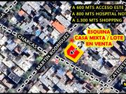 En venta esquina casa mixta / lote 257 m2 – adyacente...