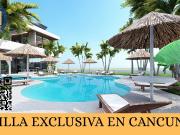 En Venta Villa de 4 Habitaciones en Cancún con Campo de Golf