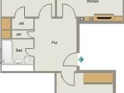 Erdgeschosswohnung: 2 Zimmer Waltroper Straße78 in Lünen...