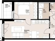 Erstbezug: 2 Zimmer Wohnung mit Balkon und Loggia zu...