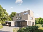 Erstbezug 6.5 Zi. Doppeleinfamilienhaushälfte mit Garten...
