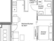 Erstbezug ab Februar 2026! 1,5 Zimmer Loggiawohnung...