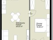 Erstbezug ab 15. Februar! Sonnige 2 Zimmer Balkonwohnung...