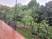 Erstbezug Altbau mit Balkon Blick in den Drasche Park