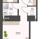 Erstbezug! Charmante 1 Zimmer Wohnung, verkehrsberuhigte...