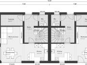 Erstbezug: Doppelhaushälfte in Schwarzach mit...