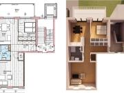 Erstbezug einer Pärchenwohnung mit 14m2 Balkon