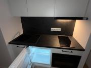 Erstbezug Mainz Zollhafen Balkon, Einbauküche