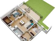 Erstbezug mit 24m² Terrasse Helle 3 Zimmer Wohnung in... Erstbezug mit 24m² Terrasse Helle 3 Zimmer Wohnung in...