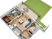 Erstbezug mit 24m² Terrasse Helle 3 Zimmer Wohnung in...