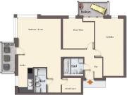 ERSTBEZUG Moderne 3 Raum Wohnung mit 2 Balkonen zu...