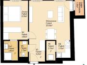 Erstbezug nach Sanierung: Schöne 2 Zimmer Wohnung mit... Erstbezug nach Sanierung: Schöne 2 Zimmer Wohnung mit...