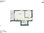 Erstbezug Sonnige 2 Zimmer Wohnung im Obergeschoss mit...