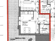 Erstvermietung: Neubau 2 Zimmerwohnung im Dachgeschoss...