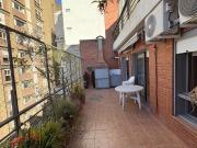 ESPECTACULAR PISO 2 AMB AMOBL C/BCON TZA C/PARRILLA