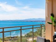 Espectaculares vistas al mar desde este apartamento...