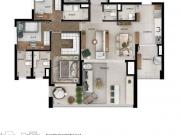 Excelente apartamento tipo para venda em Campo Belo com...
