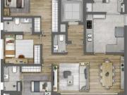 Excelente apartamento tipo para venda em Campo Belo com...