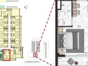 Deslumbrante studio para venda em República com 1...