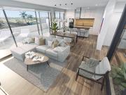 Esta elegante villa de dos niveles, ubicada en un...