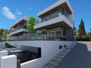 Esta moderna villa se proyecta sobre una parcela...