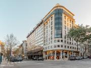 Estacionamento junto Avenida da Liberdade, em Lisboa