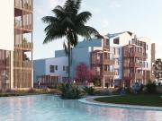 Este moderno complejo de nueva construcción se construye...