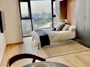 estudio 40m2amueblado roma norte con amenidades