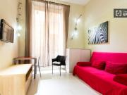 Estudio con aire acondicionado y balcón en alquiler en...