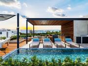 Estudio con terraza privada, alberca, gimnasio y area de...