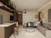 Estudio con vista al mar en preventa en Puerto Morelos