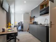 Estudio doble en coliving para estudiantes