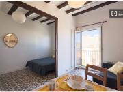 Estudio en alquiler en El Raval, gastos incluidos