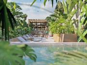 ESTUDIO EN EL CORAZON DE TULUM CON GARDEN POOL Y BALCON