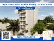 ESTUDIO EN PLAYA DEL CARMEN. ROOFTOP CON VISTA AL MAR. A...