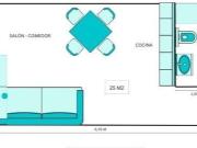 Estudio en Port dAlcudia con terraza en primera línea de mar