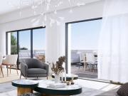 Evian les Bains sur les hauteurs face au Lac Léman