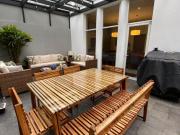 Excelente casa en condominio con jardín y teraza