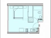 Excelente Depto Estudio Metro San Alberto Hurtado