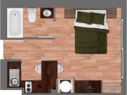 Excelente Dpto Estudio con Bod, Las Rejas